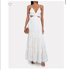 Rocco Sand Paola Cut-out Maxi Dress